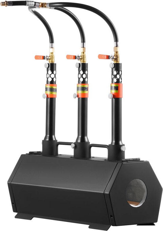 Mophorn - Tragbare Propan-Schmiede von, Hufschmied-Schmiede mit 3 Brennern, 2600℉-Gasschmiede für die Werkzeug- und Mess...