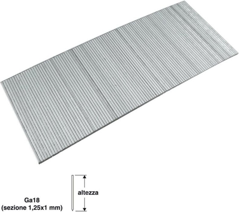 Trade Shop - CHIODI FÜR CHIODATRISCHE SPARACHIODI ELECTRISCHE COMPRESSA 5000PZ CHIODI 25MM -