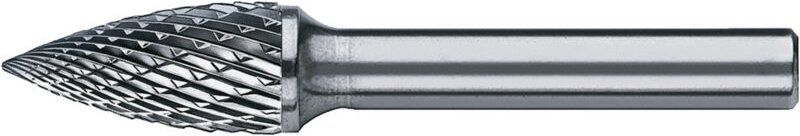 August Rüggeberg Gmbh&co.kg - pferd Hartmetall Frässtift Spitzbogen spg ø 16x30mm Schaft-Ø 6 mm Z4 universal mittel fein