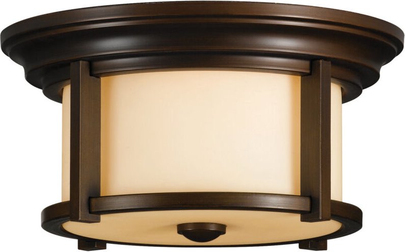 Merrill - 2 Leichte Deckeneinbauleuchte für den Außenbereich Heritage Bronze IP44, E27 - Elstead