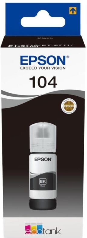 Epson ecotank 104 schwarze tintenpatrone 141605