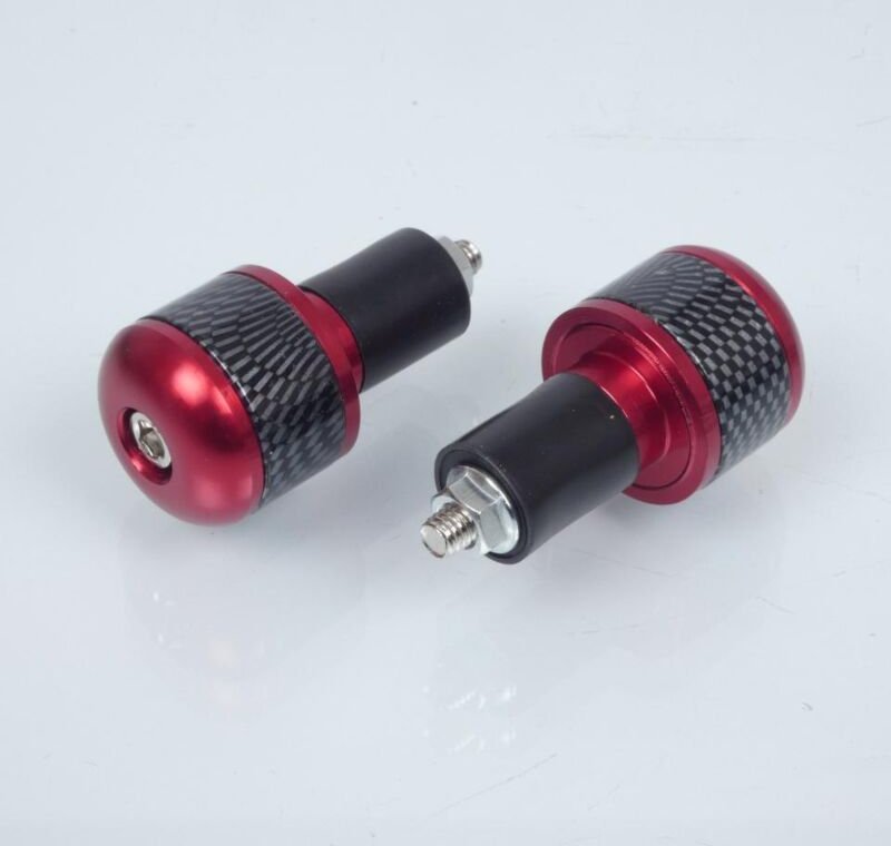 Lenkerendstück Innendurchmesser 17mm myra rot / carbon für