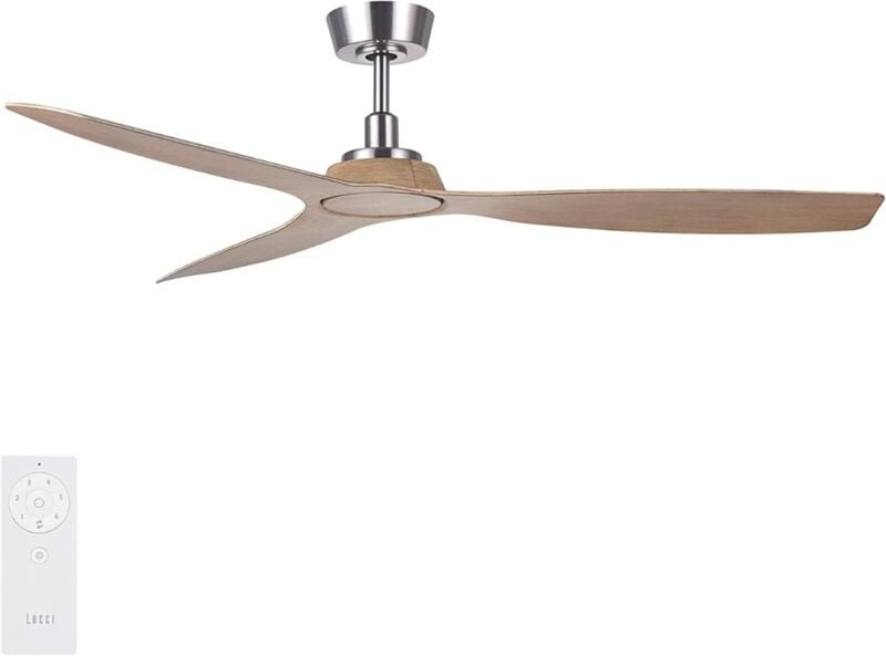 Energiespar Deckenventilator Moto Nickel 132 cm