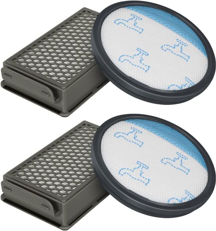 HEPA-Filter für Rowenta/Moulinex/Tefal Compact Power Cyclonic Staubsauger, Filtersystem Ersatzzubehör ZR005901 2 Stück