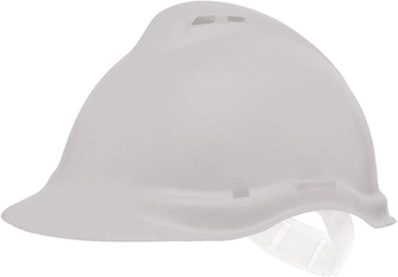 Weißer Jumbo V3 2381 Glas Maurerhelm