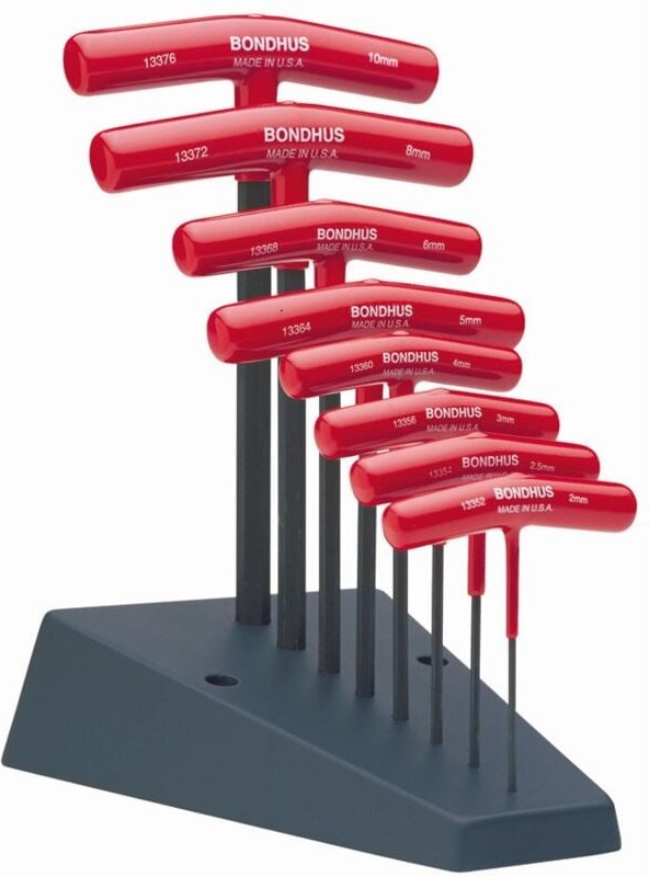 Set mit 8 Inbusschlüsseln in 2-10mm metrisch Bondhus 13389
