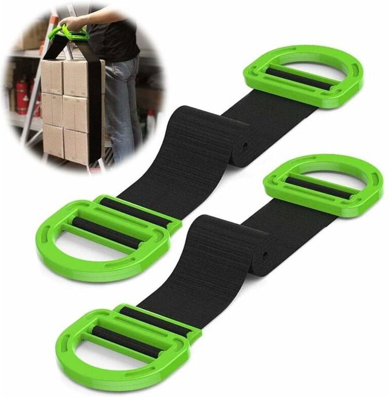 Gabrielle - Umzugs- und Hebegurte für Möbel, Kisten, Matratzenbau, Hebegurte (2 Stück)