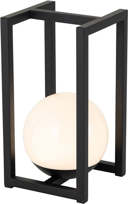 Außen-Tischleuchte Schwarz inkl. wiederaufladbare led mit Touchsensor - Nowi