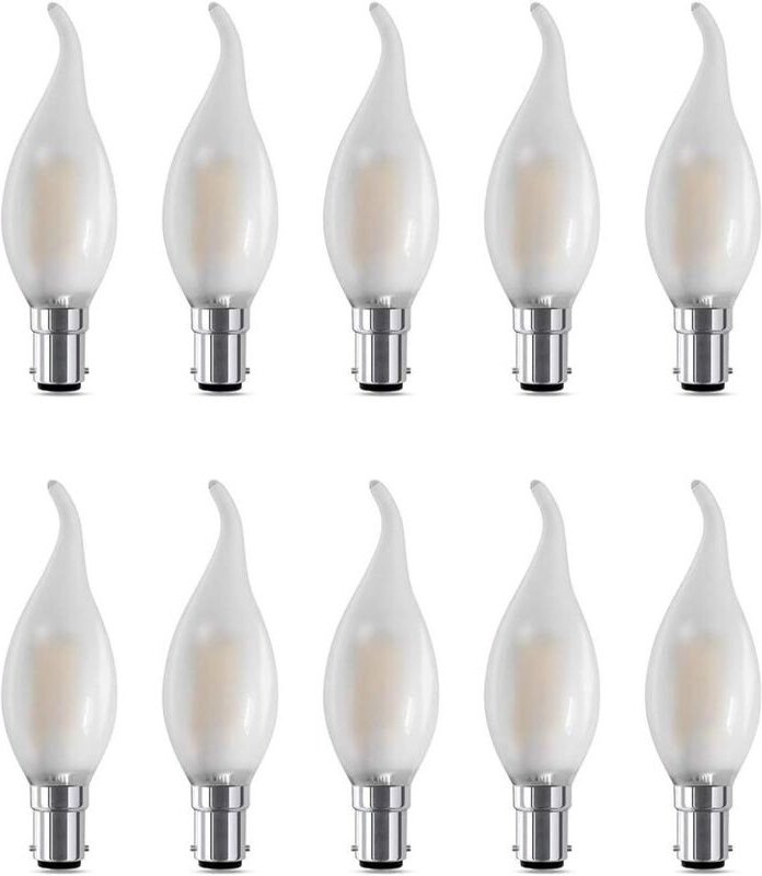 B15 LED-Bajonettbirne, dimmbar, C35, 4 W, Bajonettbirnen, kleine Flamme, Glühfadenbirnen, 4 W, entspricht 40 W, B15d-Baj...
