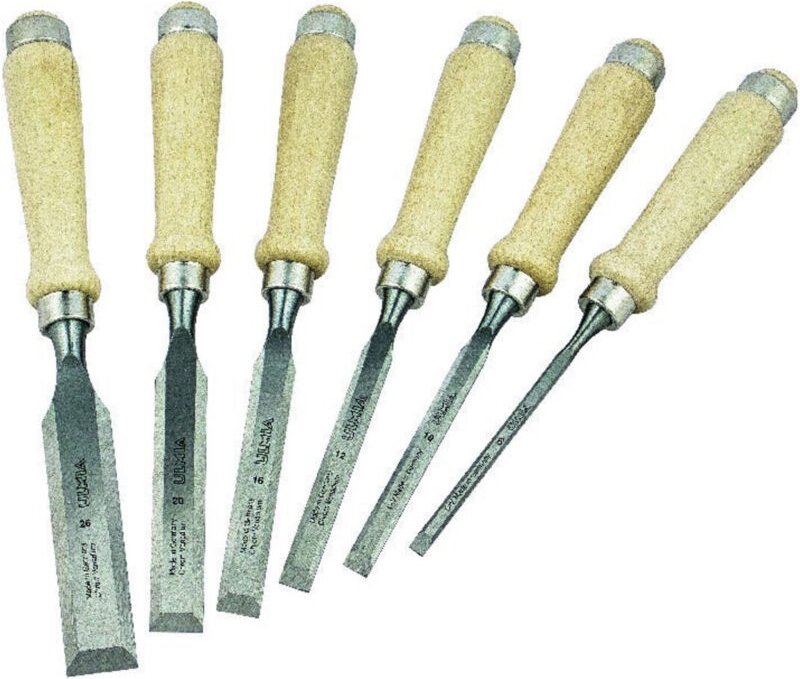 Ulmia Stechbeitel-Satz 174 6tlg. mit Heft