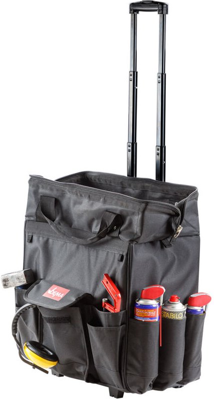 Werkzeugkoffer Werkzeugtasche Trolley mit Rädern aus Nylon / Kunststoff