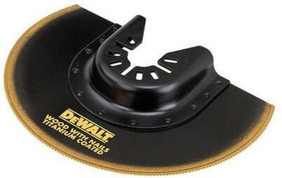 Thumbnail - 100 mm Titanium Klinge für Dewalt Multicutter - halbrund mit versetzter Nabe - DT20711