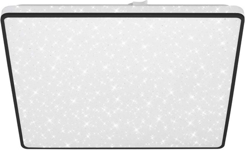 Led Deckenleuchte Deckenlampe Sternenhimmel Backlight flach 24W schwarz Brilo ner