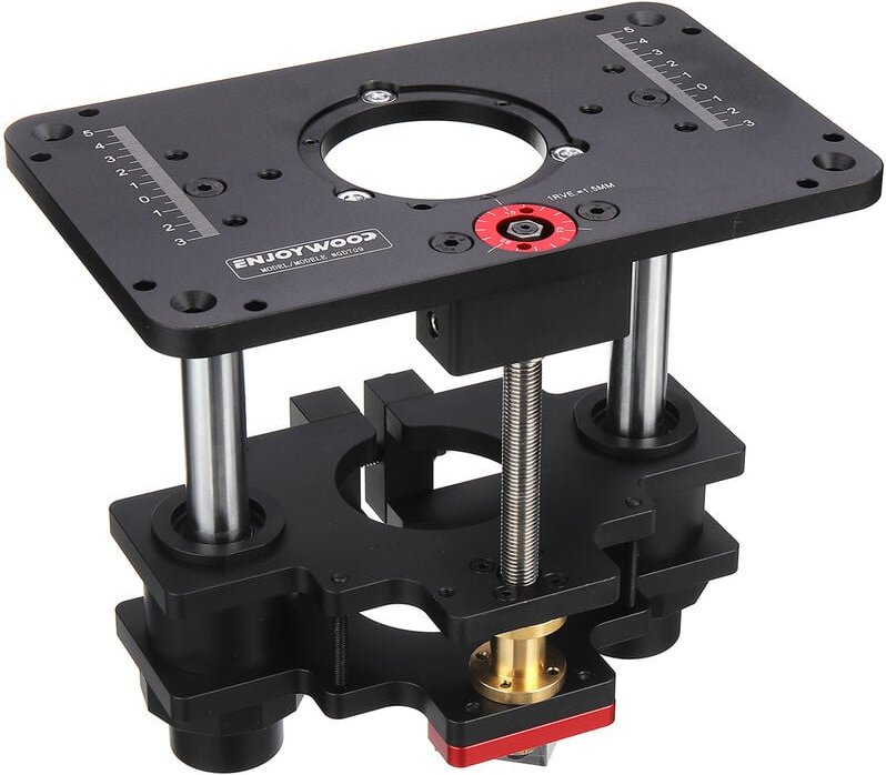 ENJOYWOOD GD7 PRO Oberfräsenlift für Holzbearbeitung 65 mm/69 mm für Oberfräsentischlift mit Oberfräsenplatte Präzisions...