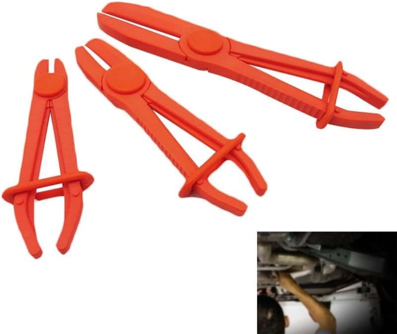 3-teiliges Schlauchklemmen-Set, Schlauchzange, Leitungszange, Schlauchquetschzange für Nylonschläuche, Klemmwerkzeug für...
