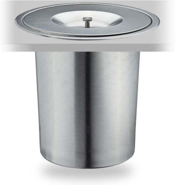 Stainless steel bin 8l
