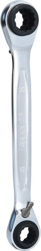 Ks Tools 4 in 1 GEARplus umschaltbar Doppel-Ratschenringschlüssel, 12x13x14x15mm - 503.4543