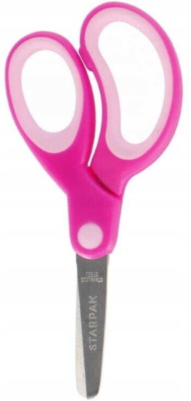 Ergonomische Kinder-Schulschere, abgerundet, 13 cm