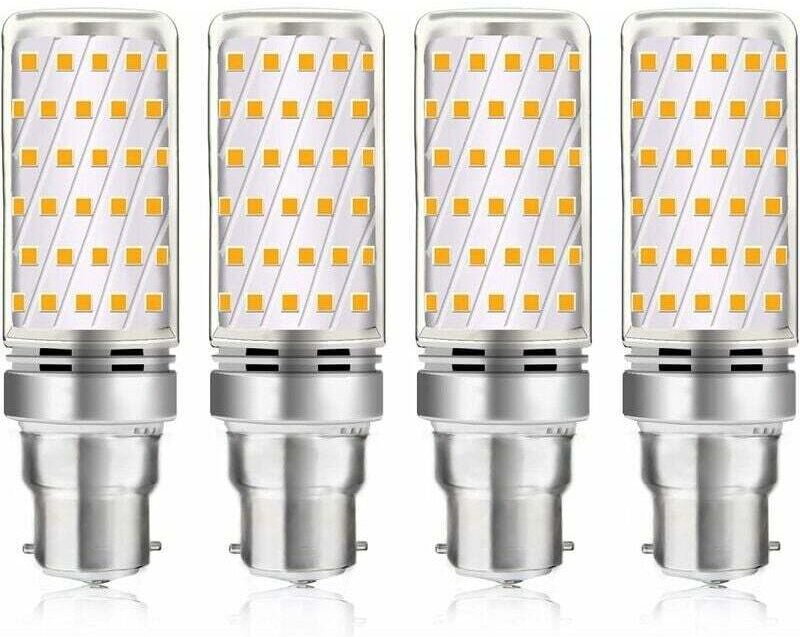 Mais B22 LED-Glühbirne, 16 W, Kaltweiß 6000 K, 1600 lm, B22-Halogenäquivalent 100 W-120 W, AC 230 V, B22-Glühbirne für G...