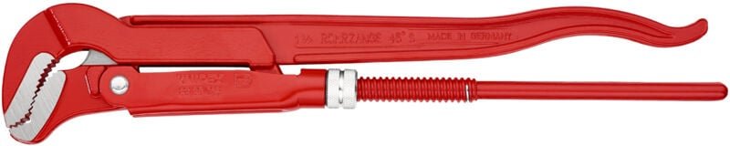 Knipex - 83 30 015 Rohrzange S-Maul rot pulverbeschichtet 420 mm
