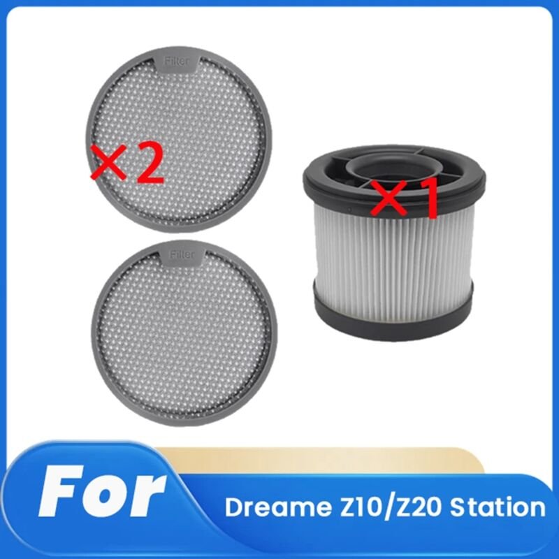 3 Stück Filter und Watte für den Kehrroboter Z10 Station