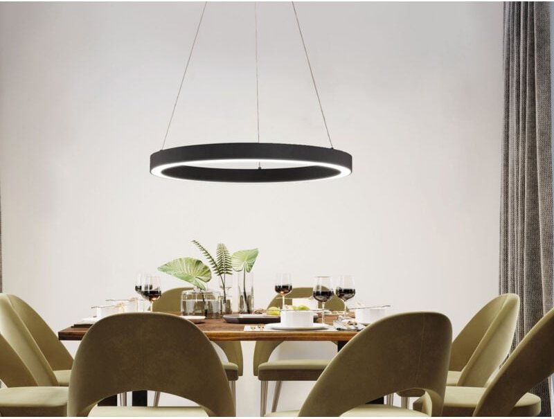 Fischer&honsel - led Tageslicht Pendelleuchte sirko mit Fernbedienung dimmbar, ø 60cm