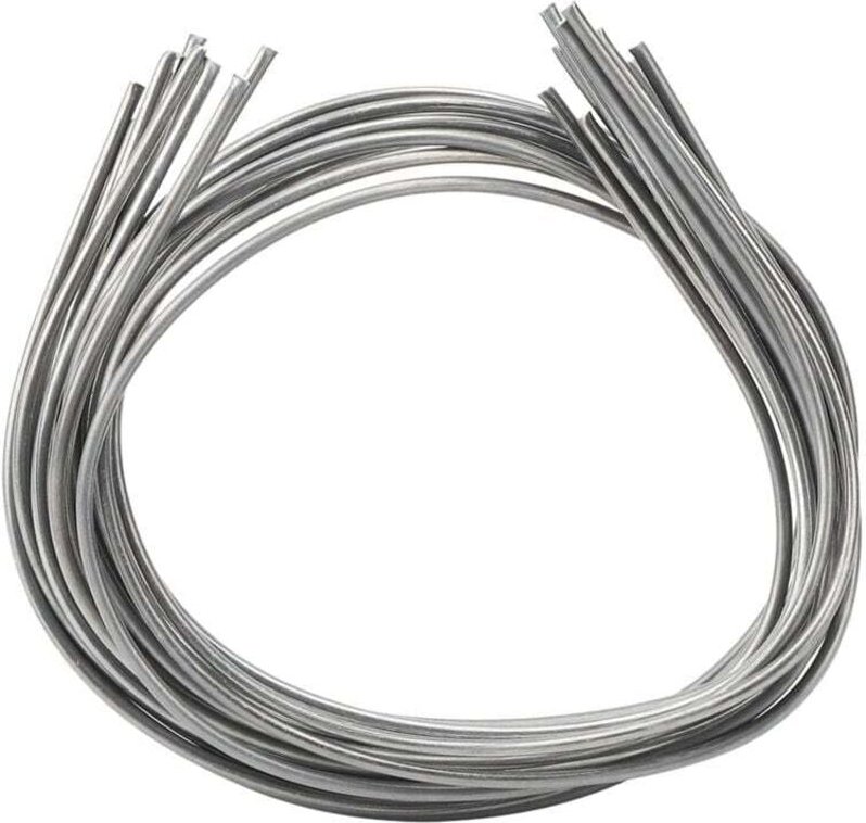 Jeffergarden 10 Stück Aluminium-Kupfer-Schweißstäbe, Elektrode, 2 mm Durchmesser, Niedertemperatur-Lötflussmittel-Fülldr...