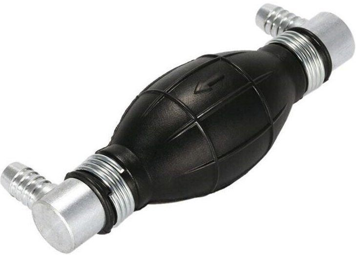 Universal-Primer für Diesel- oder Benzin-Kraftstoffsysteme, mit beidseitigem 90°-Winkel, 8 mm Auslass und Rückschlagvent...