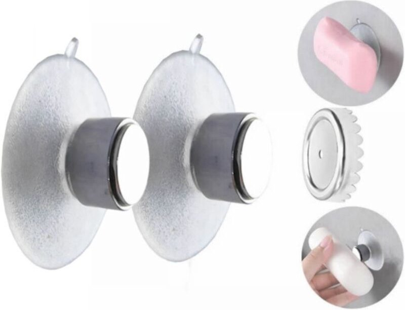 Magnetische Seifenschale. Platzsparend, modernes Design, trockene Seife, optimale Hygiene, ein unverzichtbares Badezimme...