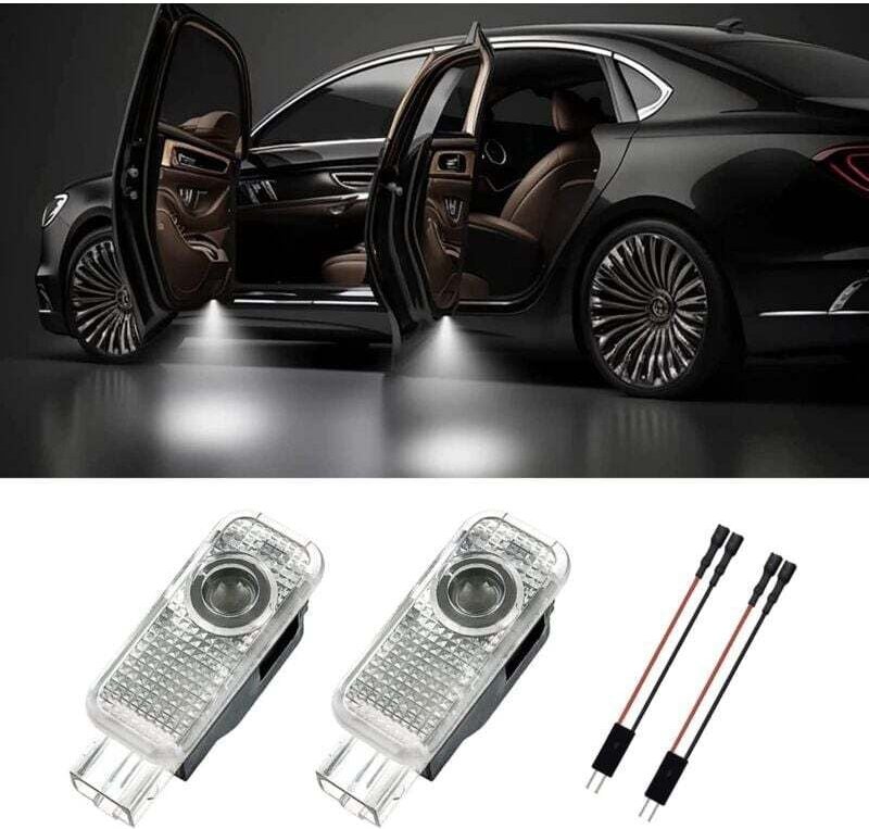 Thumbnail - Geeignet für Audi A6L A4L Q3 Q5 A5 Q7 A7 A3 A8 S6 willkommen licht laser auto projektion lampe - Ulisem