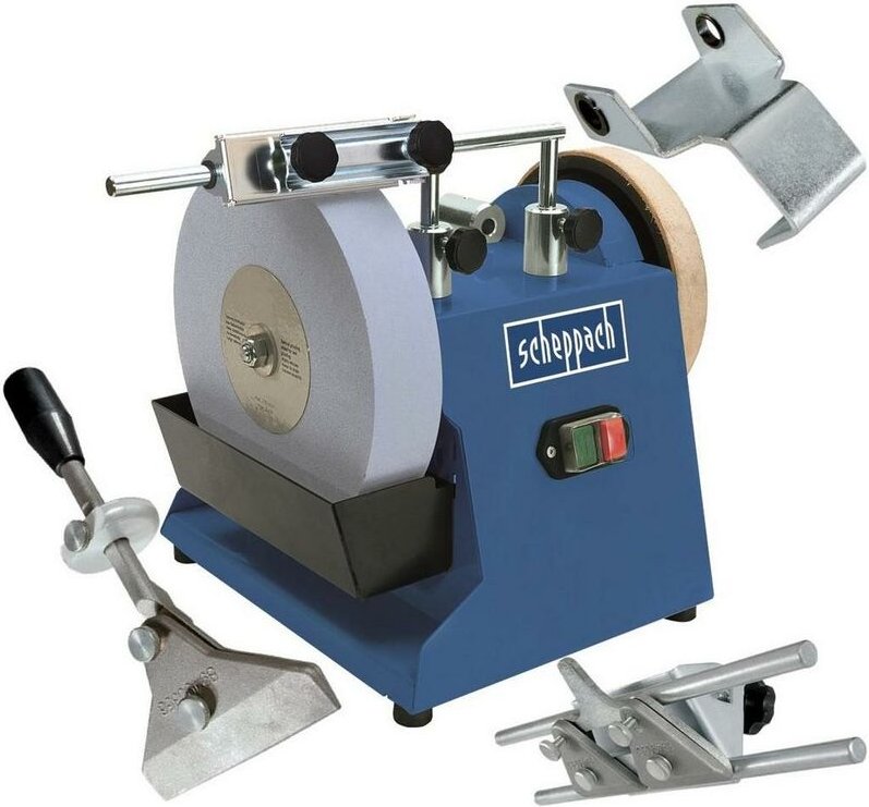 Nass-schleifsystem messer schärfgerät nass schleifmaschine Scheppach tiger 2500