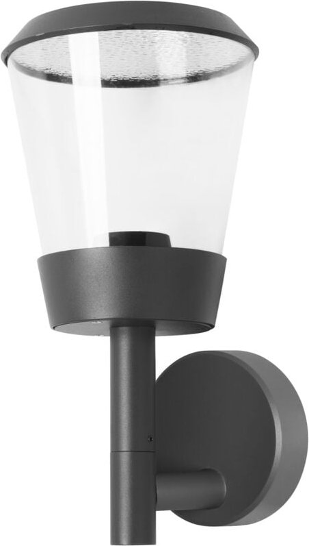 Elaine - Aplique de Pared Exterior E27 con IP54 para Jardín y Terraza de Color Gris Urbano