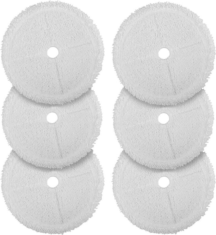 Dampf Mopp Kissen für 3115 2859 Series Nass- und Trocken Saugen Roboter Wiederverwendbares Pad 6 Pack