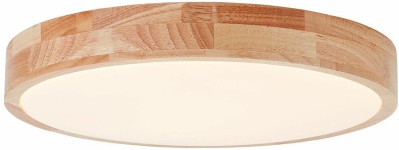 Brilliant - Lampe, Slimline led Wand- und Deckenleuchte 39cm holz hell/weiß, 1x led integriert, 22W led integriert, (230...