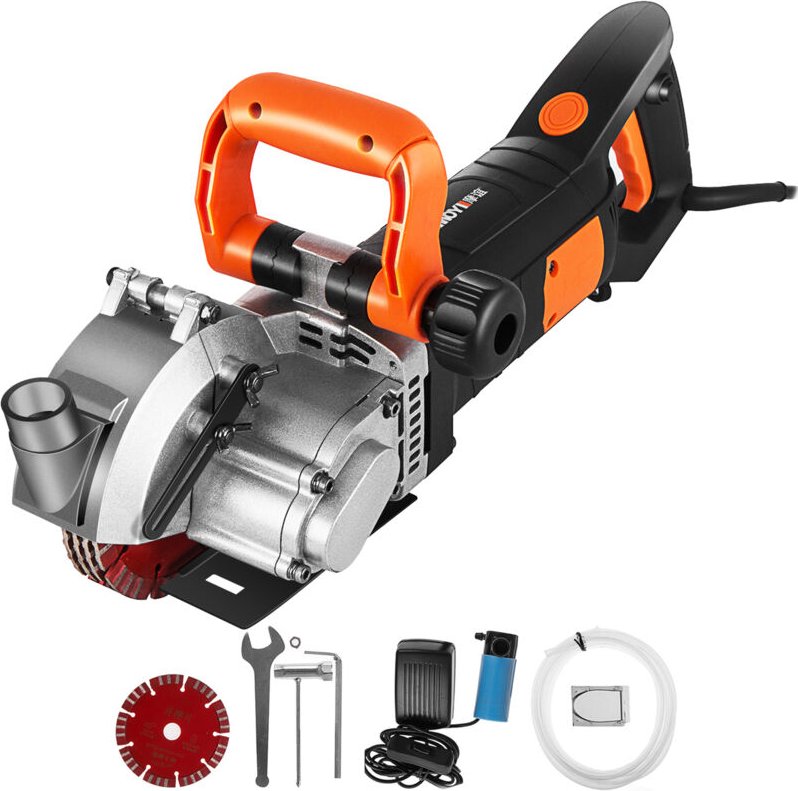 Vevor - Elektrische Wandfräse 5000 U/min Wand Chaser Maschine 4800Watt Wand Groove Schneidemaschine Stoßmaschine 42mm fü...