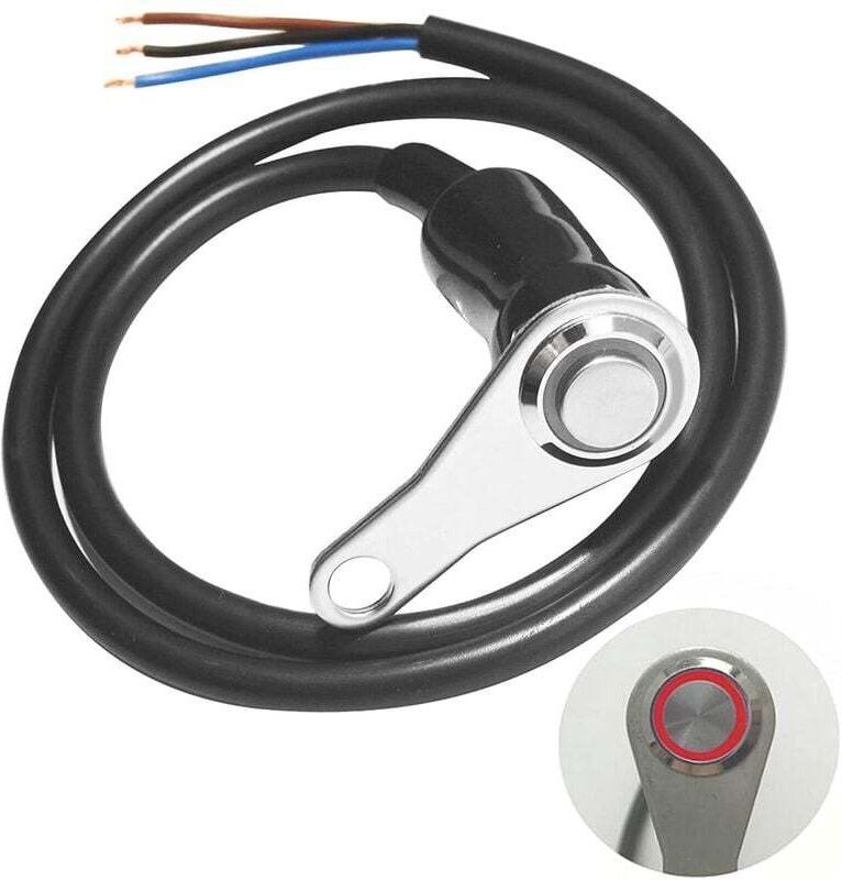 Thumbnail - 2 Stück 12 V LED Motorrad Ein-Aus-Schalter Nebelscheinwerfer Lenker verstellbare Halterung wasserdichter Schalterknopf –...