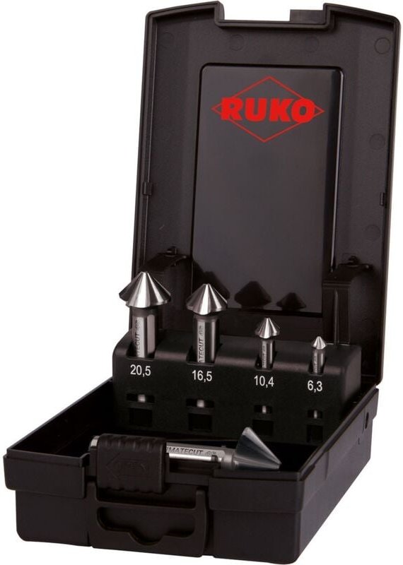 Ultimatecut 4S 102891RO Kegelsenker-Set 5teilig 6.30 mm, 10.40 mm, 16.50 mm, 20.50 mm, 25 mm hs - Ruko