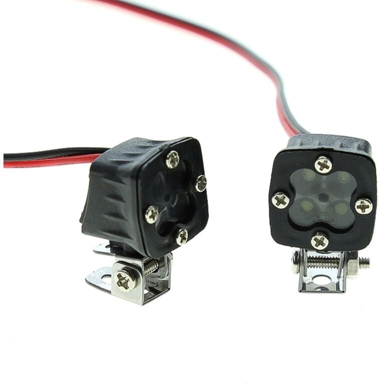 RC Auto LED Lichter Scheinwerfer für 1/10 Crawler Axial TRX4 TRX6 SCX10 90046 Wraith RR10 MST Redcat