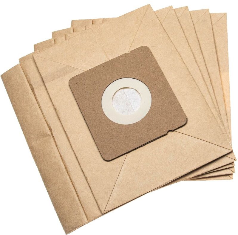 5x Staubsaugerbeutel kompatibel mit Moulinex Accessimo, Compacteo, Mini Space Staubsauger - Papier, 16,7cm x 17,6cm, San...