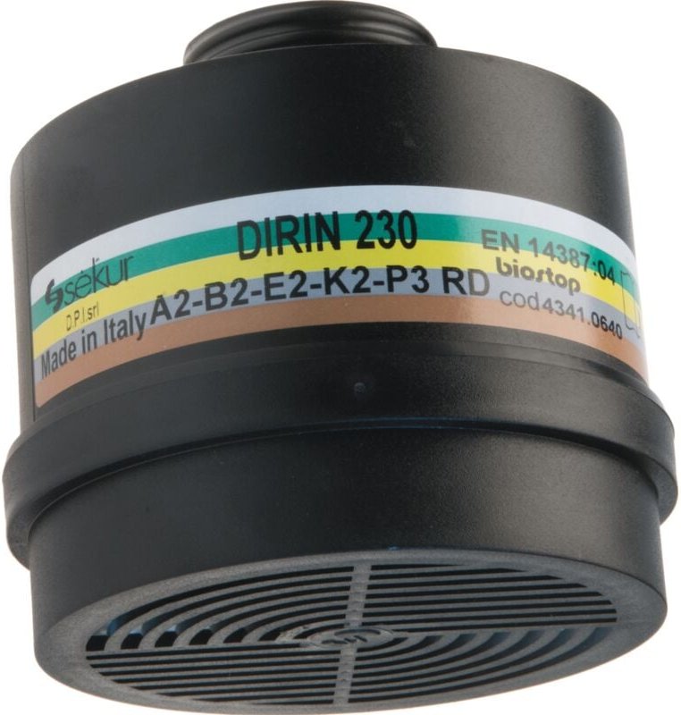Mehrbereichskombifilter dirin 230 A2B2E2K2-P3R d en 14387 passend für 4000 370 800, 4000 370 829