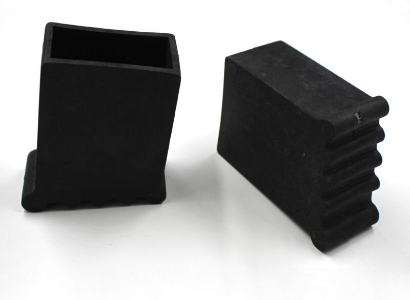 CSPARKV Leiterfüße 50 x 25 cm, Schutzspitzen für Leitern, Leiterfüße, rutschfeste Gummi-Leiterfüße für Trittleitern, sch...