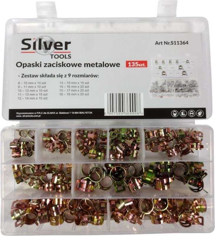 Zange Silver 135 Stück Metall Silber 23 6 cm