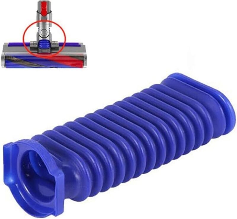 Blaue Schlauchrohr-Ersatzteile, kompatibel mit Dyson V15 V11 V10 V8 V7 V6 Roboter-Staubsauger, weicher Samt-Rollenreinig...
