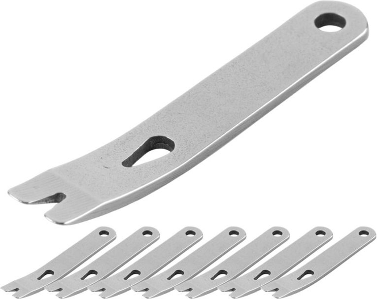 8 StüCk Mini Brecheisen Rostfreier Stahl Flach Multifunktions Kleine Hebel edc ÜBerlebens ÖFfner Werkzeug Set