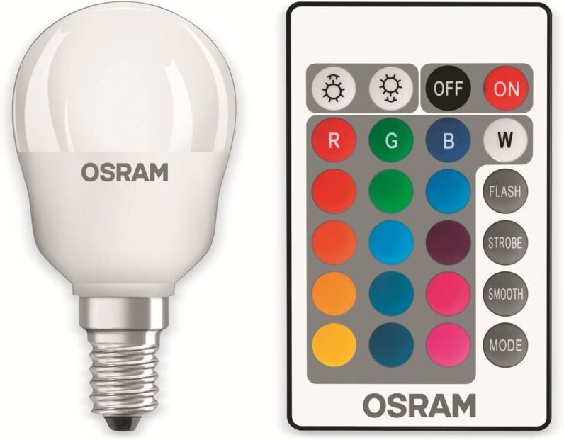 OSRAM HOMELIGHTING 4058075430839 LED EEK G (A - G) E14 Glühlampenform 4.2 W = 25 W Warmweiß (Ø x L)