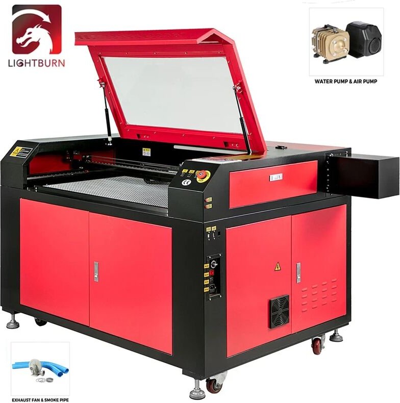 CO2 Laser Graviermaschine 100W Laser Cutting Engraver Maschine 900x600mm