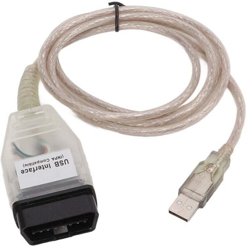 K+DCAN OBD2 Scan-Diagnosegerät mit USB-Schnittstelle und Ersatz-CD für BMW 3er E46 E83 E90