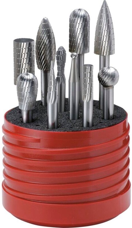 HSS-Frässtift-Satz 10-teilig Zahnung 3 - Lukas