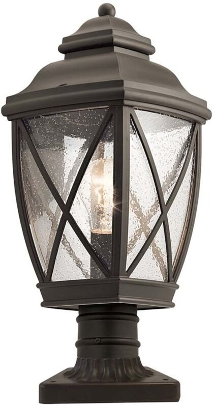 Elstead - Außenleuchte Gartenlampe Wegleuchte Sockelleuchte Laterne h 49,7 cm Bronze