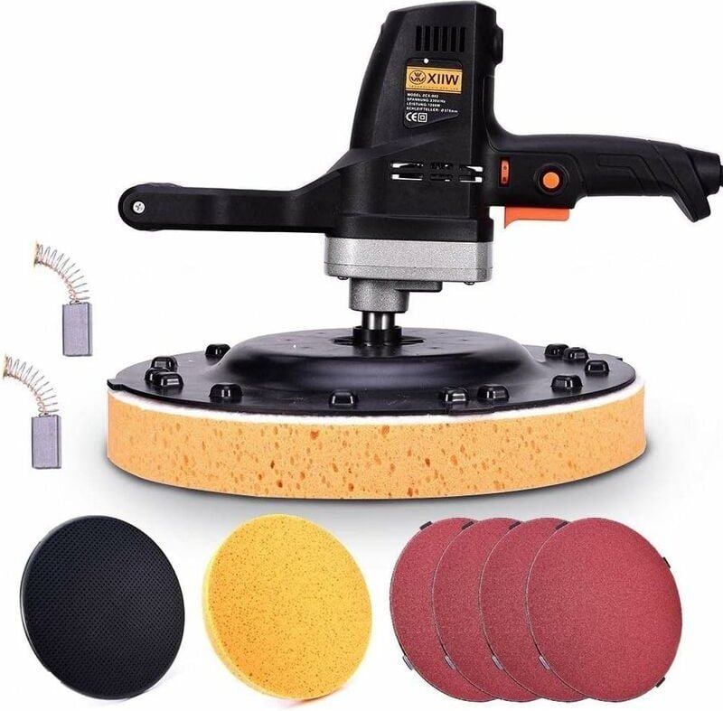 Xiiw - 1280W Putzglättmaschine Putzbearbeitung Putzbearbeitungsmaschine Putzmaschine 230U/min Wandschleifer Wandglättung...